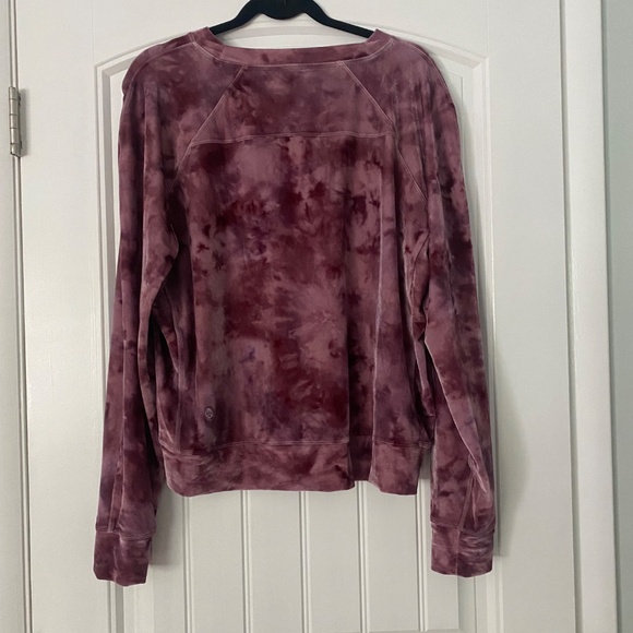 Lululemon Velour Warm Down Crew Interstellar Cassis Multi - Picture 4 of 6